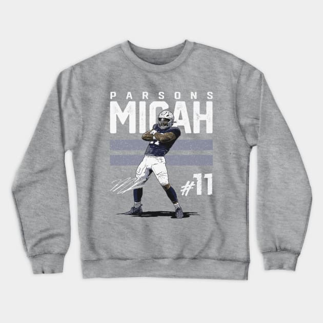 Micah Parsons Dallas Pose Crewneck Sweatshirt by Chunta_Design